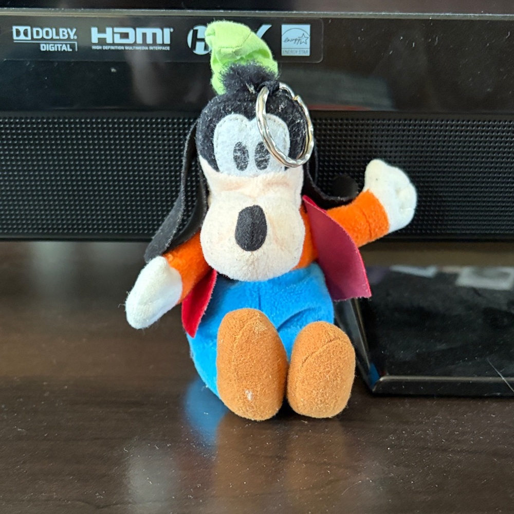 Goofy Plush Keychain - Colorful Disney Character